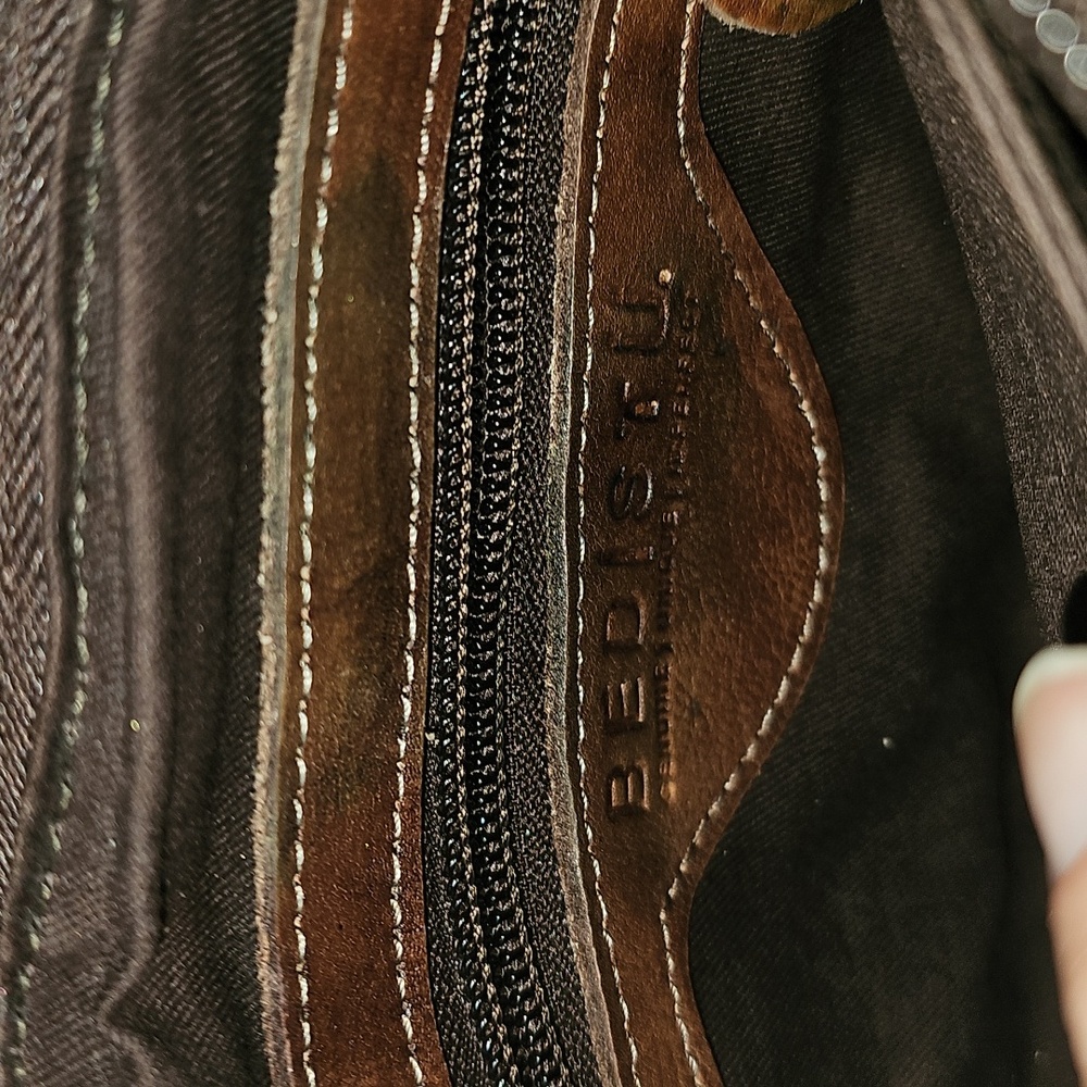 Bed|Stu gorgeous Cross Body Bag!! Beautiful Brown/Red! - Picture 10 of 12